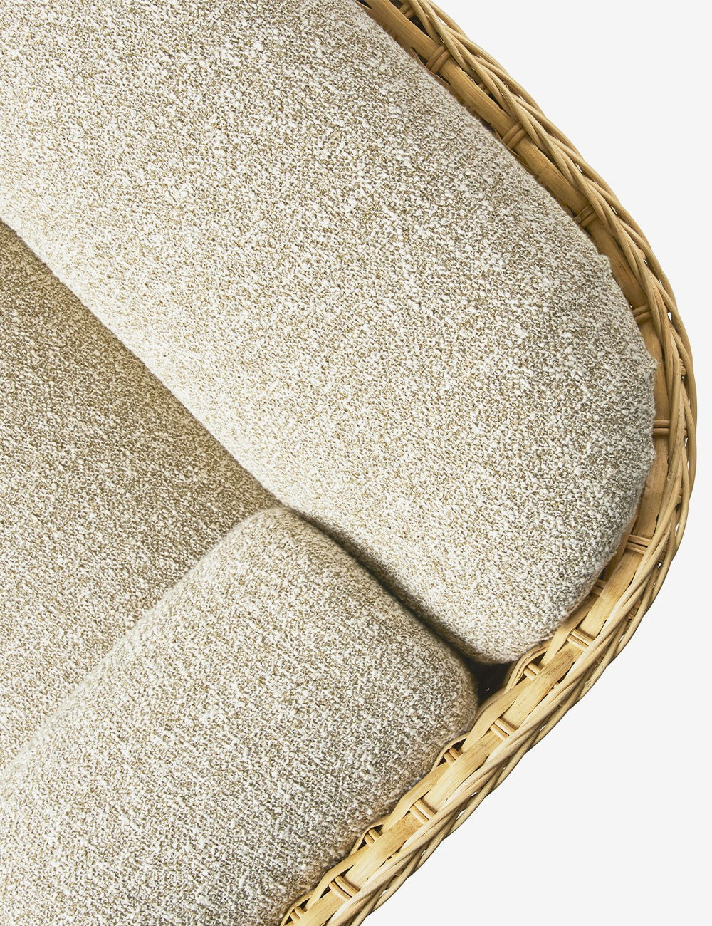 chaise longue en panier