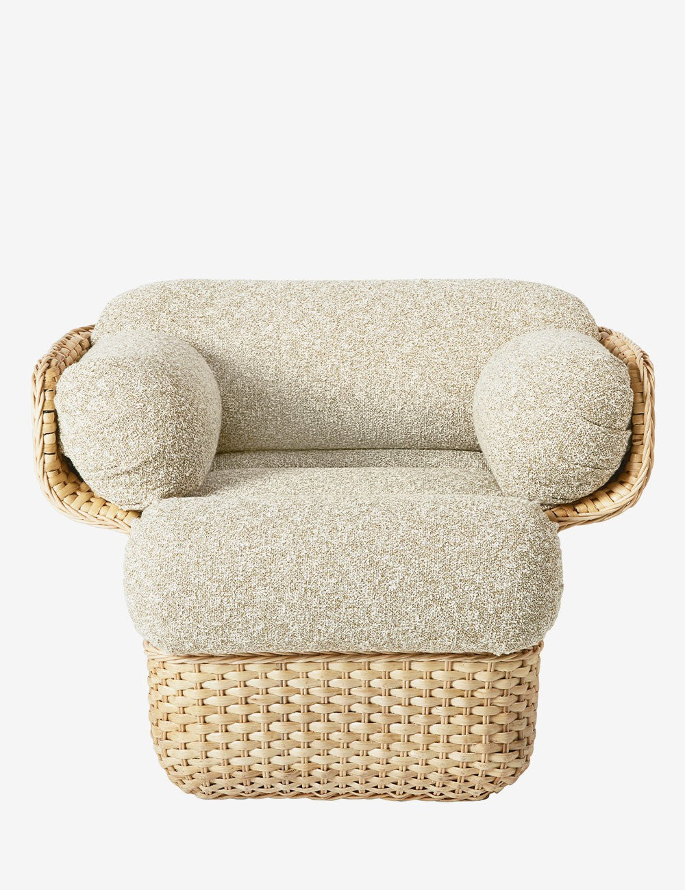 chaise longue en panier