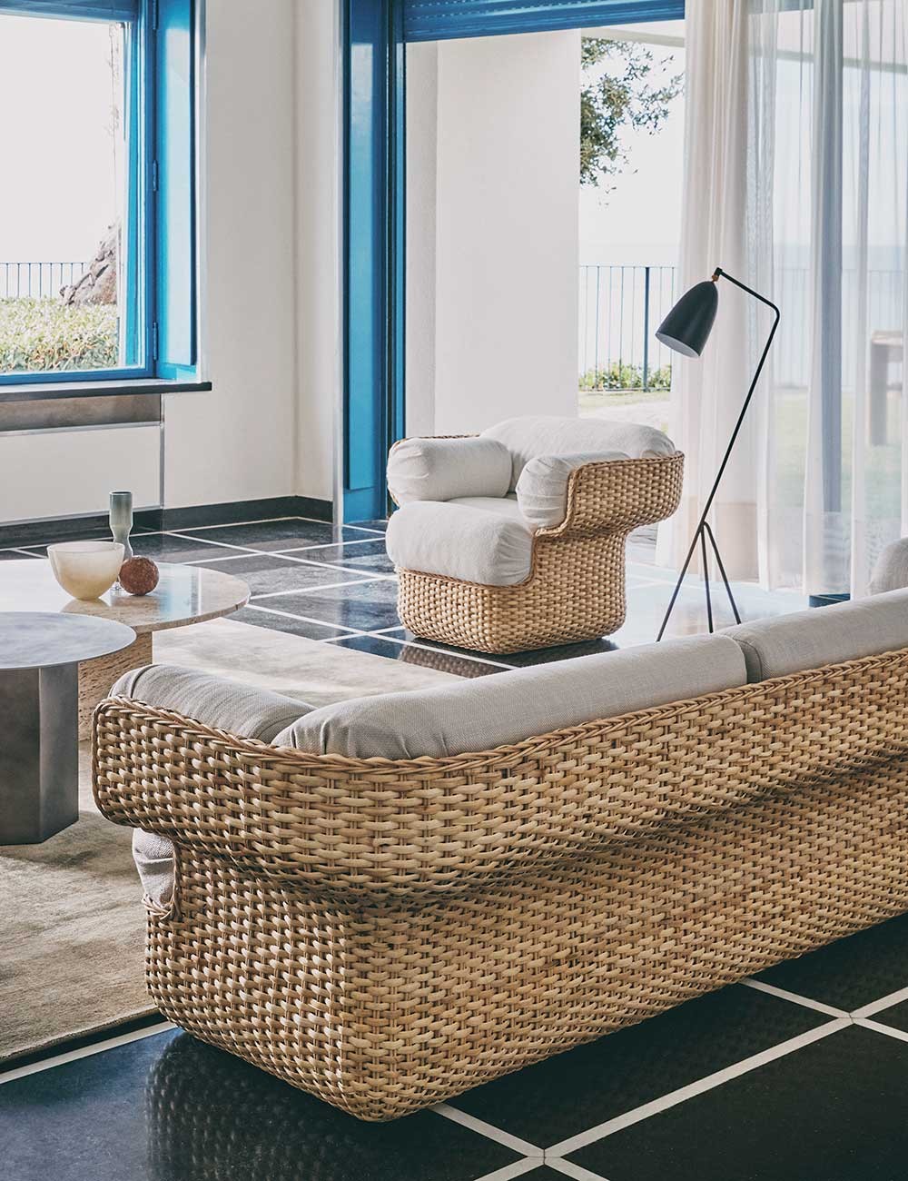 canapé panier 2 places