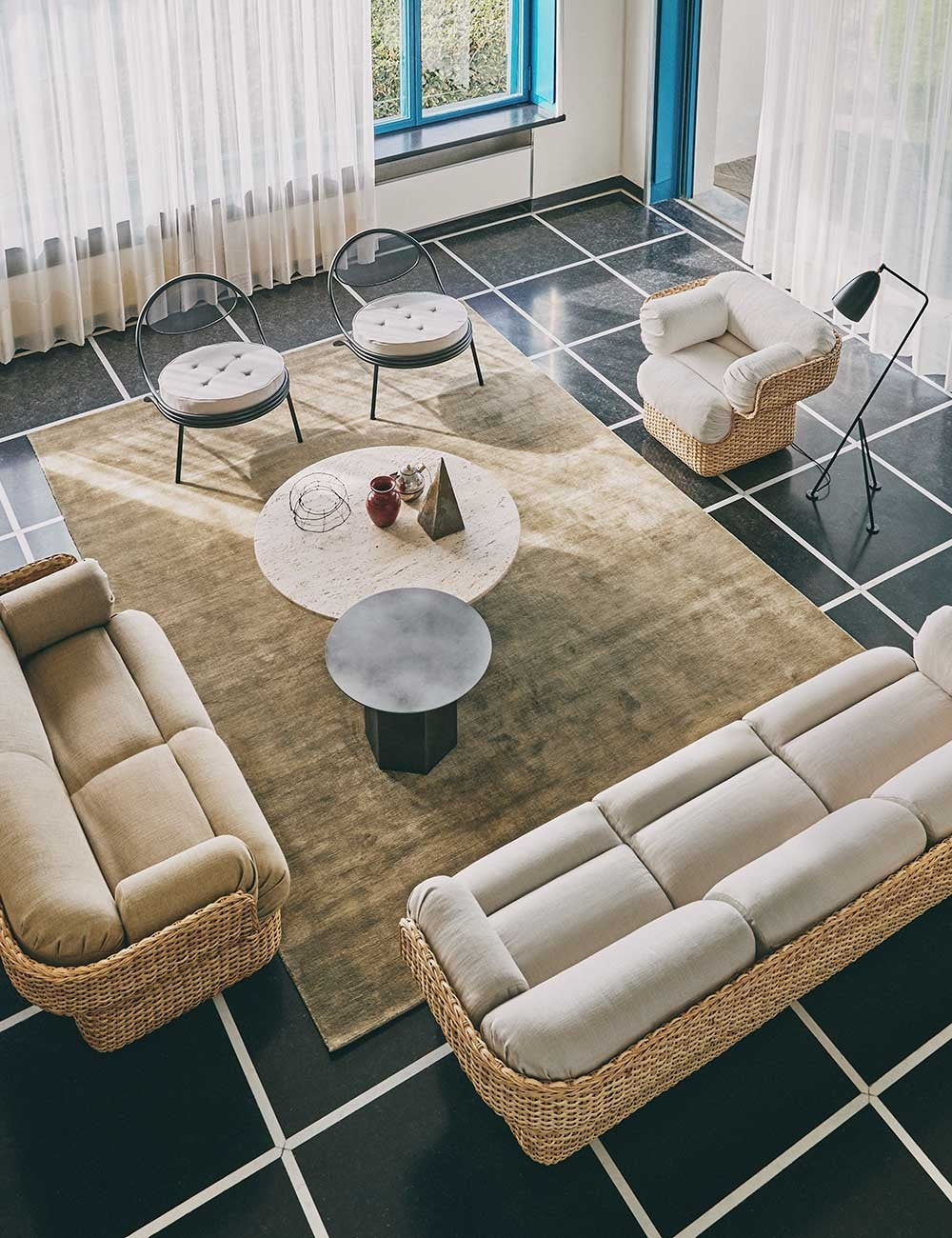 canapé panier 3 places