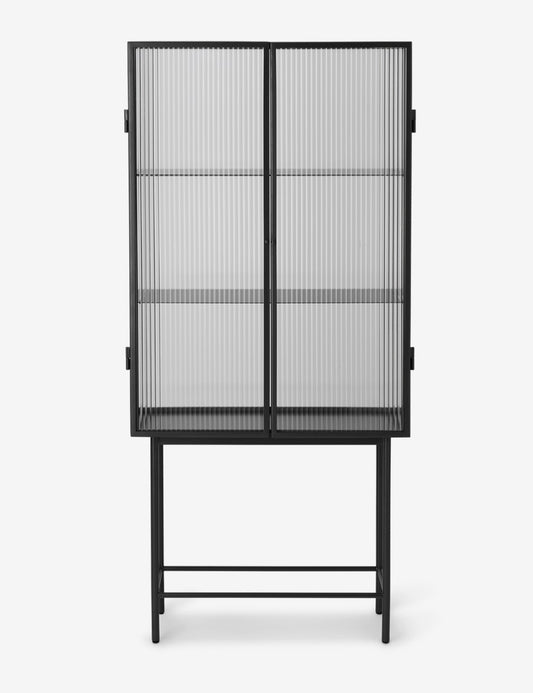 HAZE VITRINE REEDED BLACK