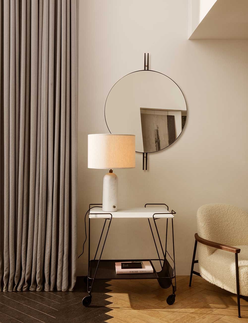 grande lampe de table gravity