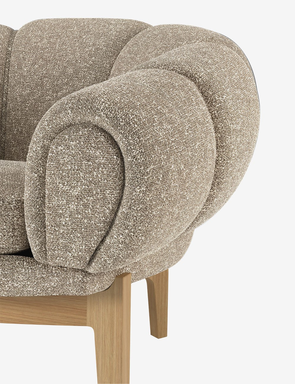 croissant lounge chair