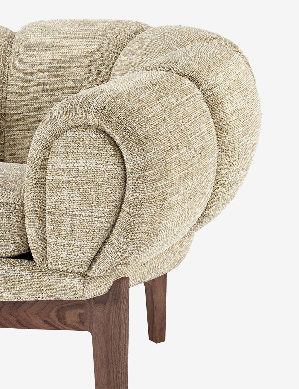 croissant lounge chair
