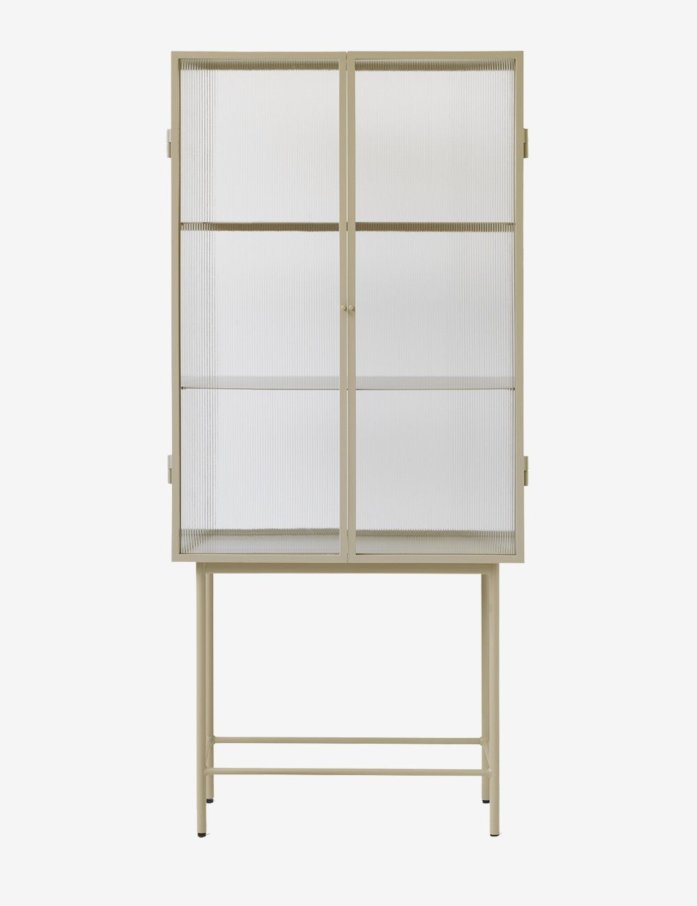 Vitrine en cachemire cannelé Haze
