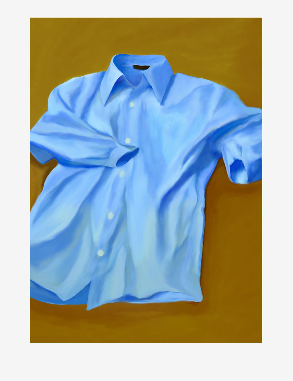chemise bleue