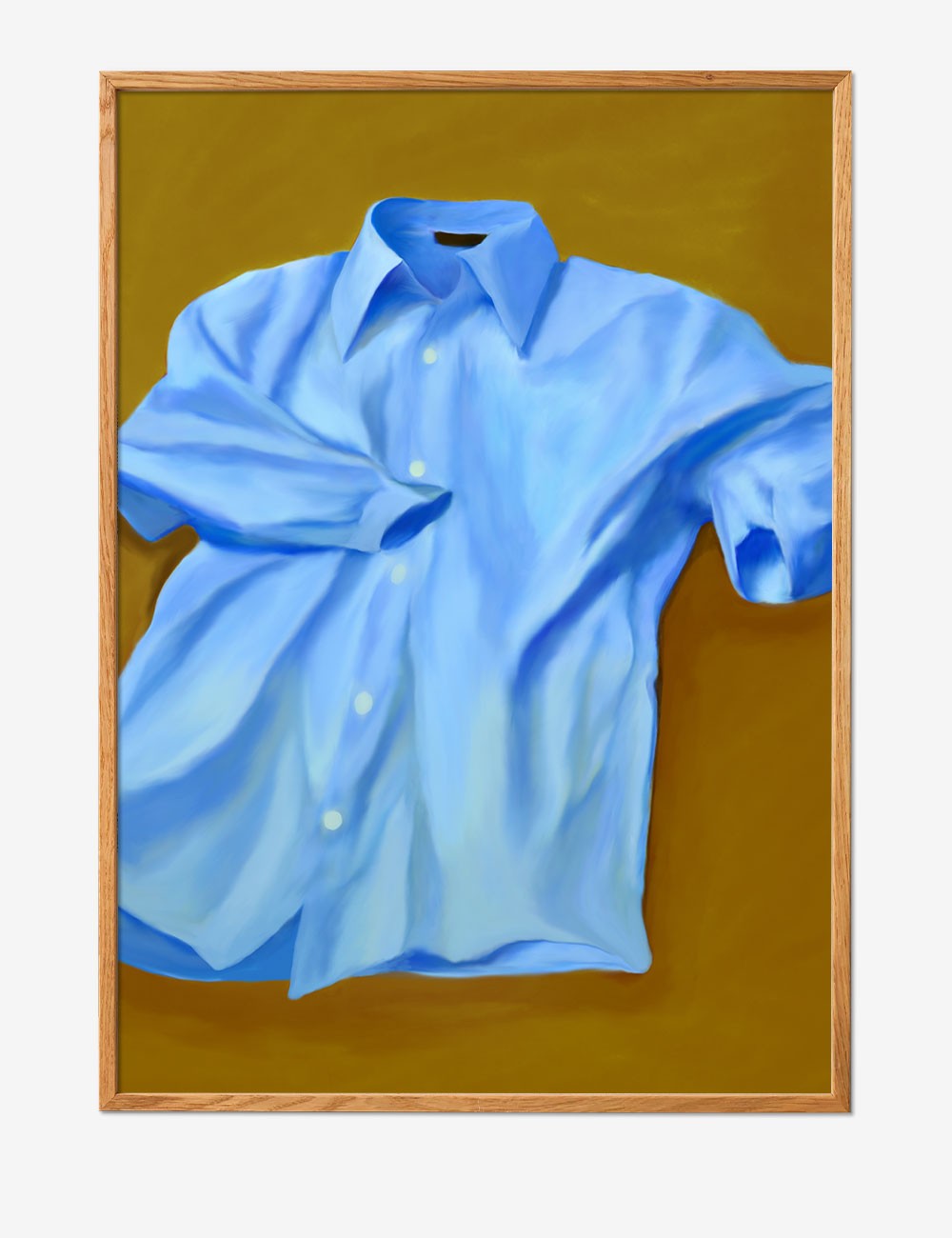 chemise bleue