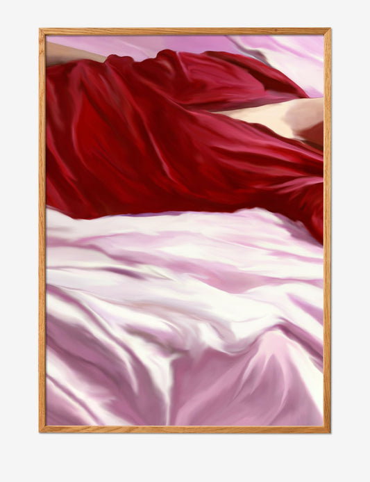 burgundy shirt