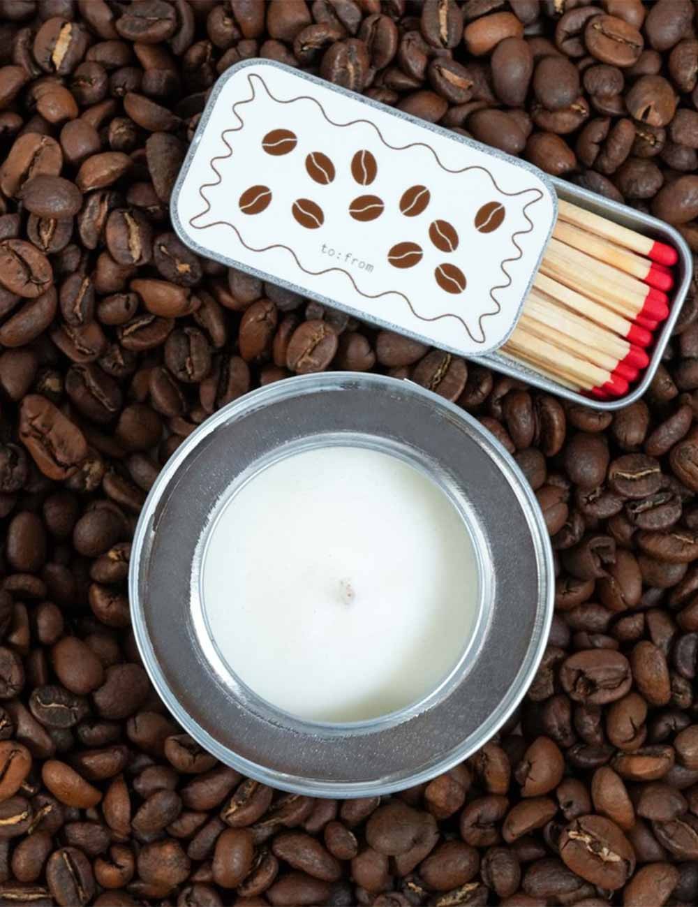 caja de cerillas coffee