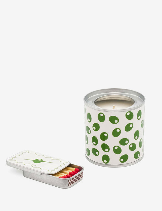 caja de cerillas olives