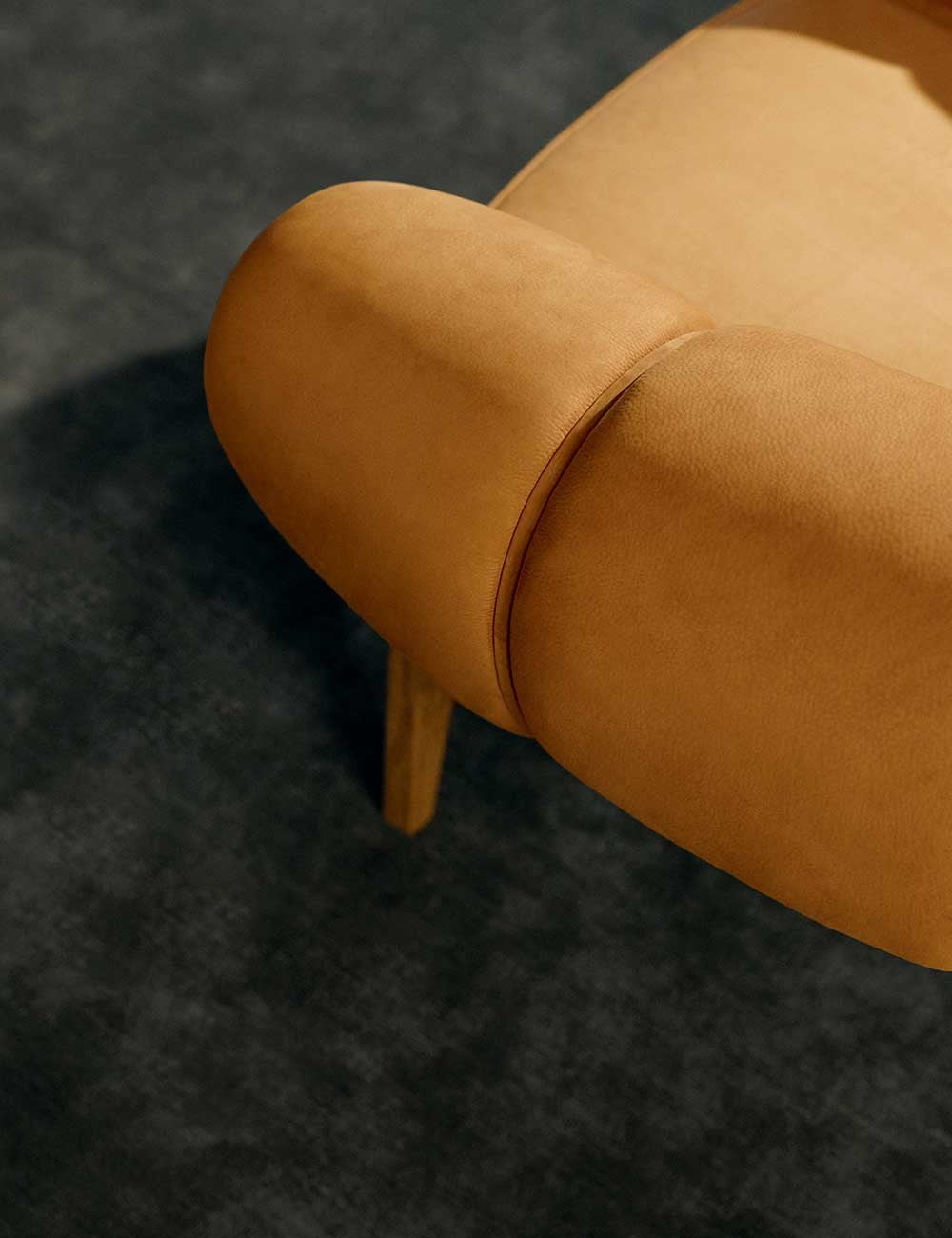 chaise longue croissant