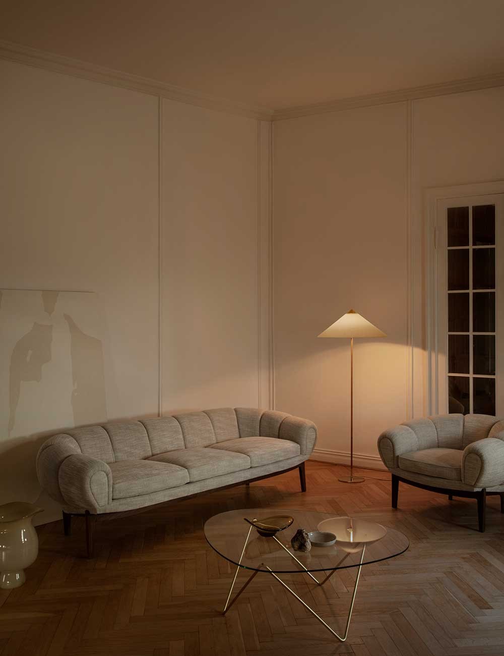 canapé croissant 3 places