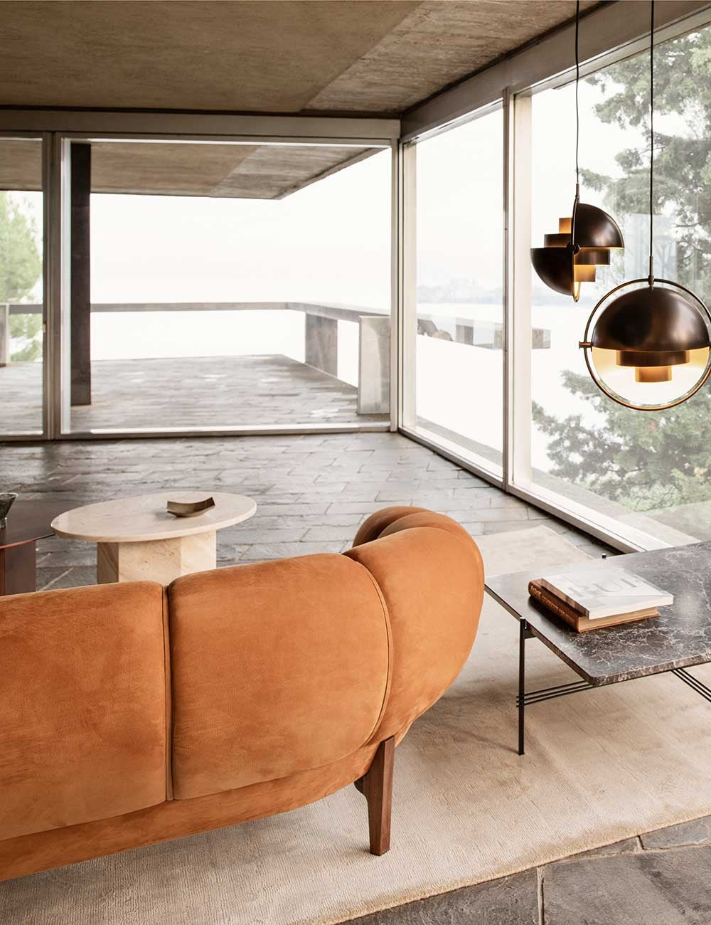 canapé croissant 3 places