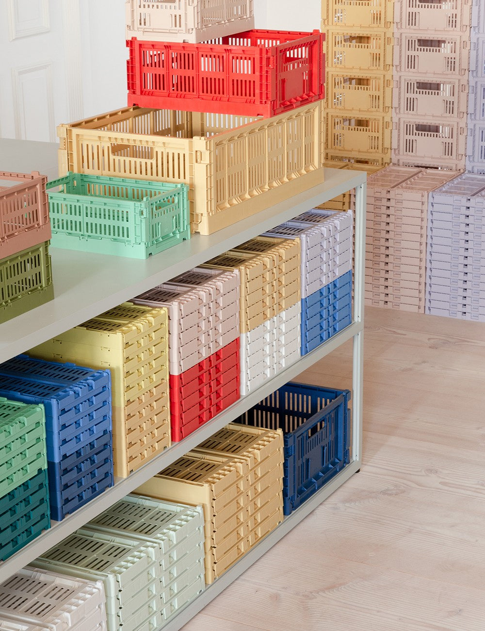 hay colour crate small