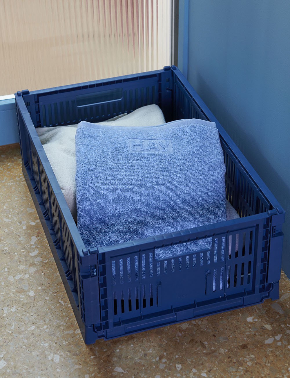 hay colour crate small