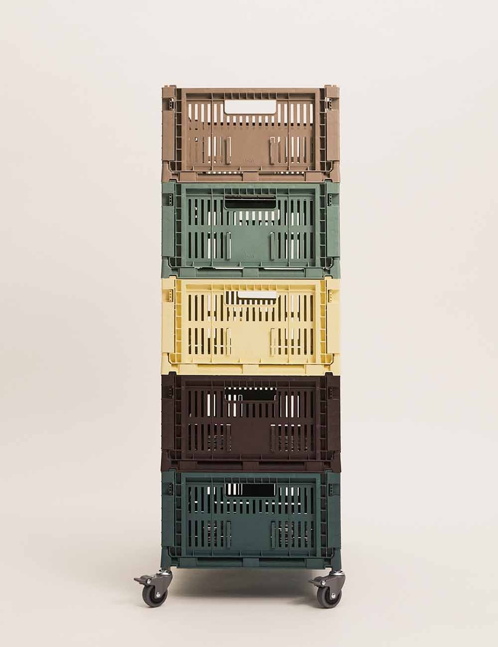 hay colour crate small