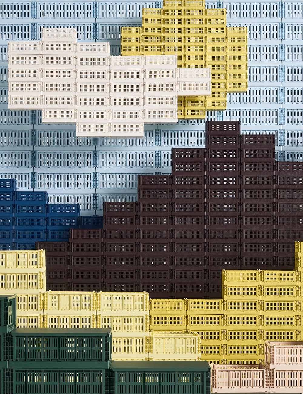 hay colour crate small