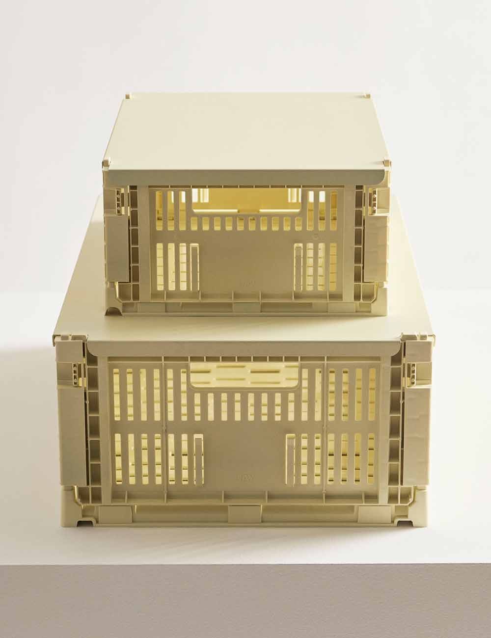 hay colour crate small