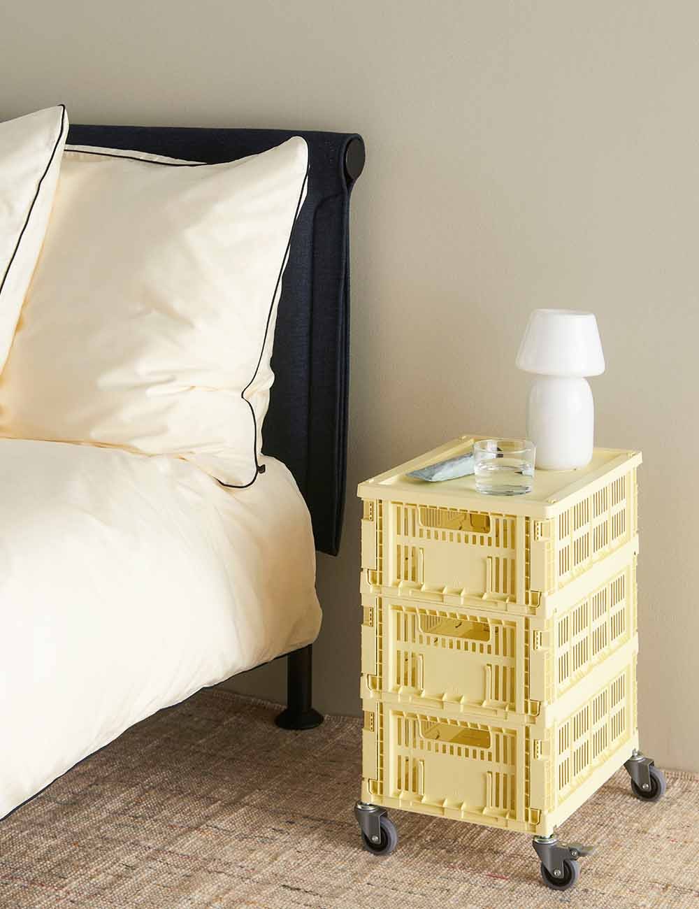 hay colour crate small