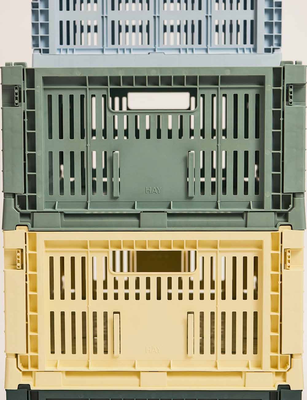 cassa di fieno colorata grande