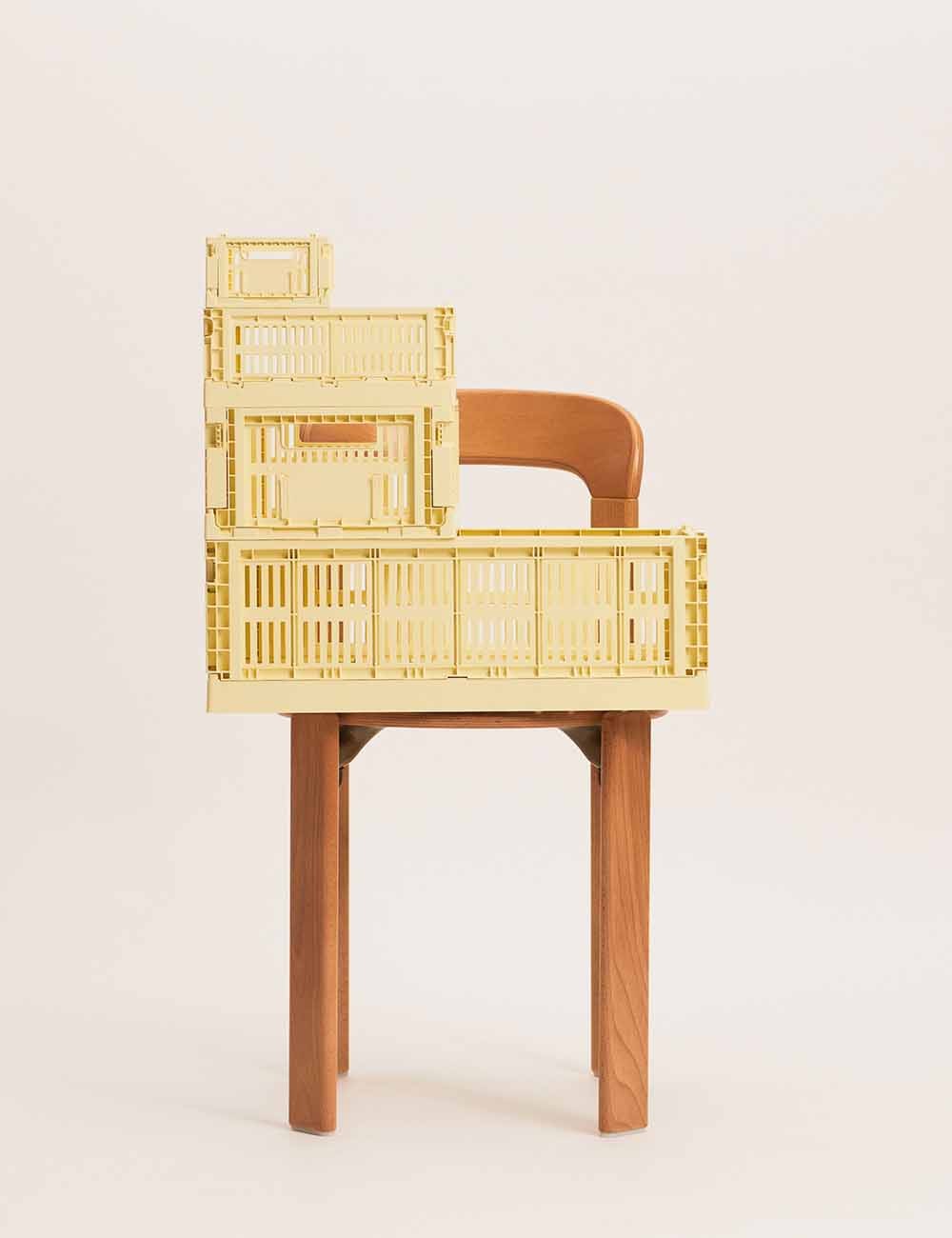 HAY COLOUR CRATE CUBE