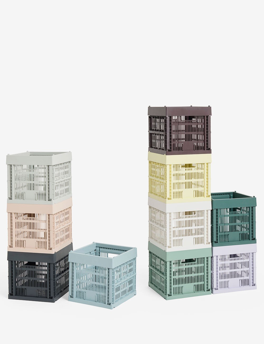 cubo di cassa di fieno colorato