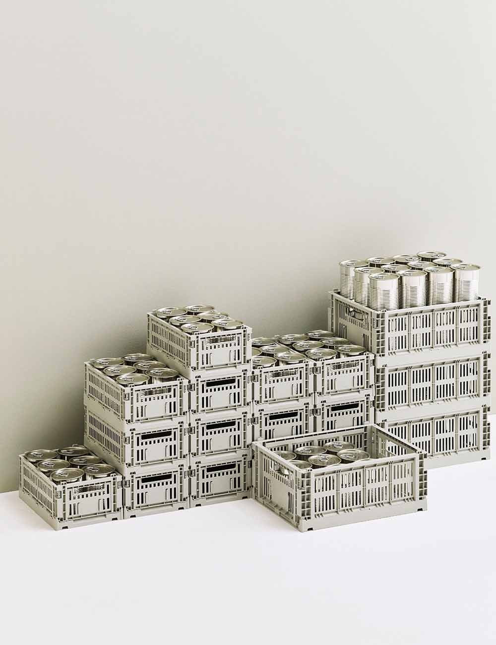 HAY COLOUR CRATE MEDIUM SQUARE