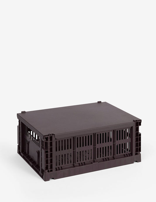 hay colour crate lid metal medium