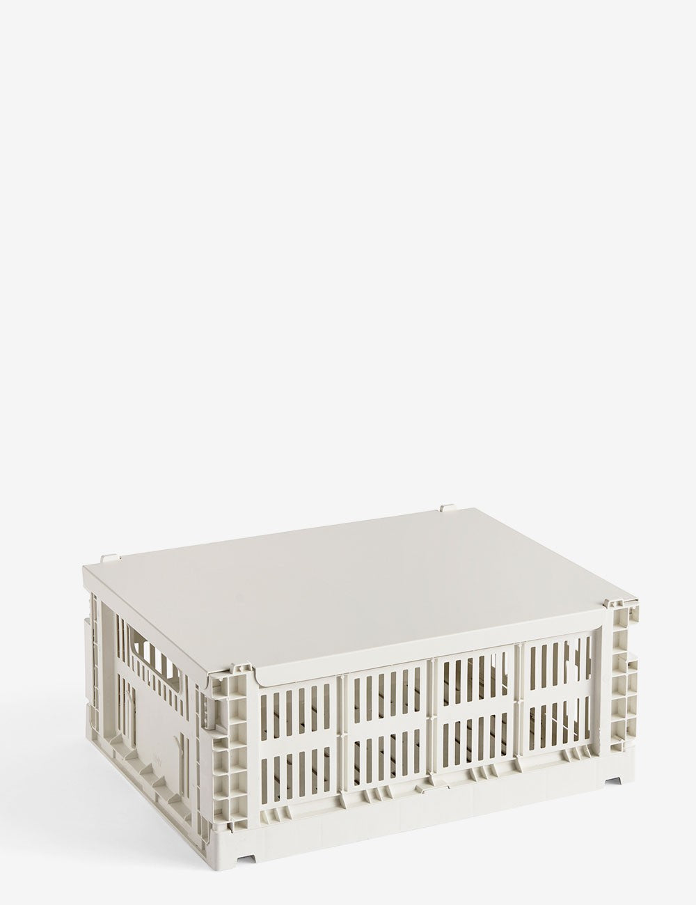 hay colour crate lid metal medium
