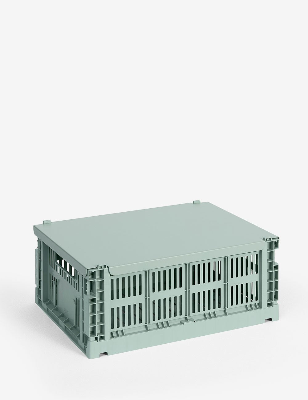 hay colour crate lid metal medium