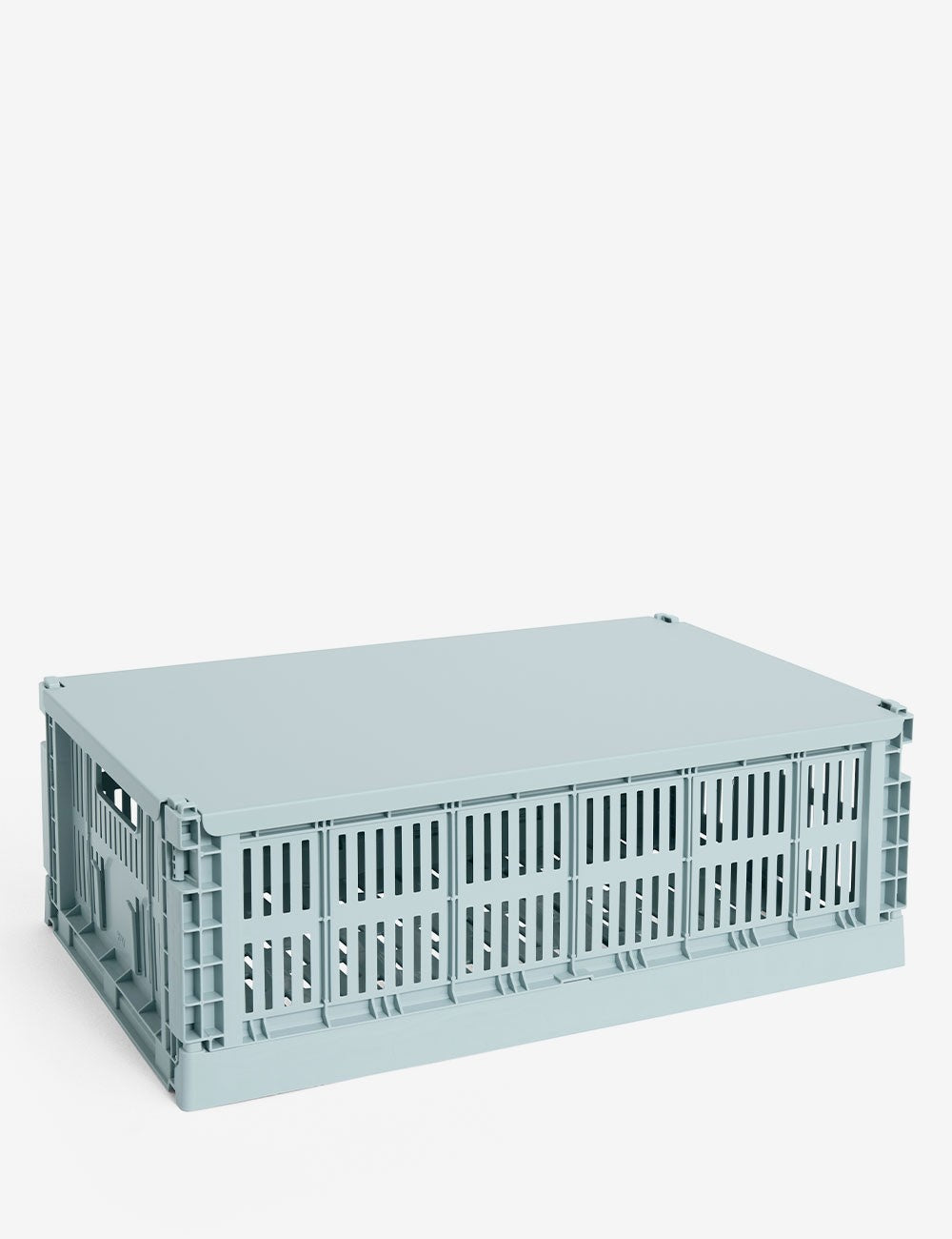 HAY COLOUR CRATE LID METAL LARGE