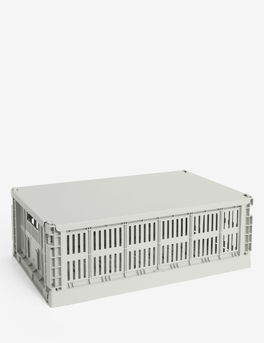 HAY COLOUR CRATE LID METAL LARGE