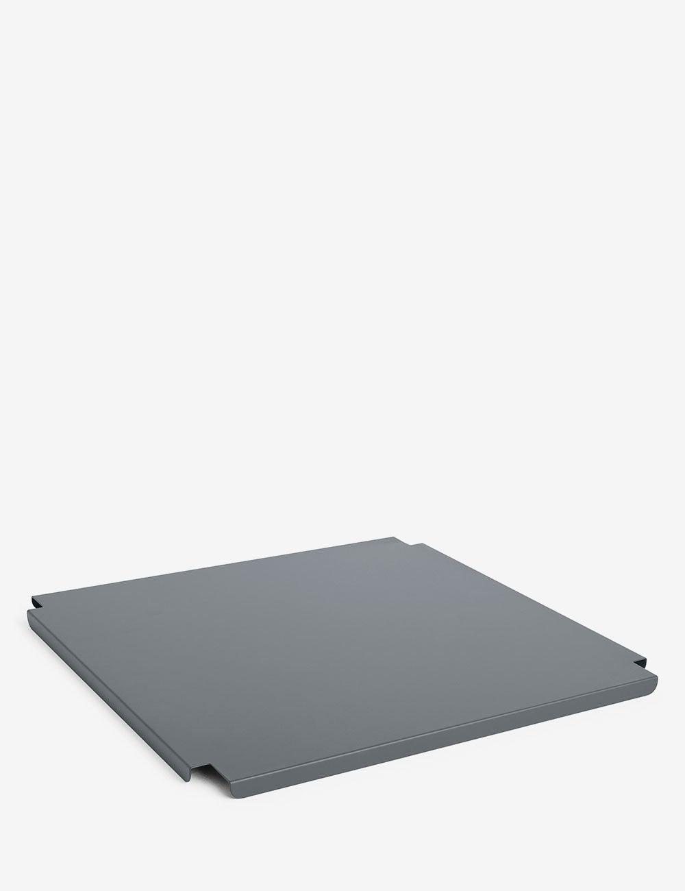 coperchio per cassa color fieno in metallo grande quadrato