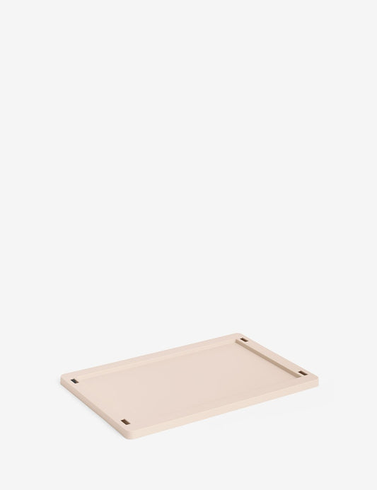 hay colour crate lid plastic small