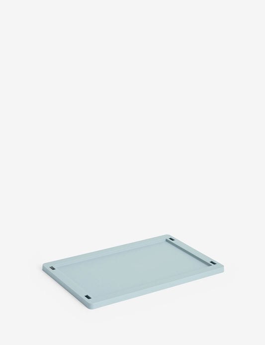hay colour crate lid plastic small