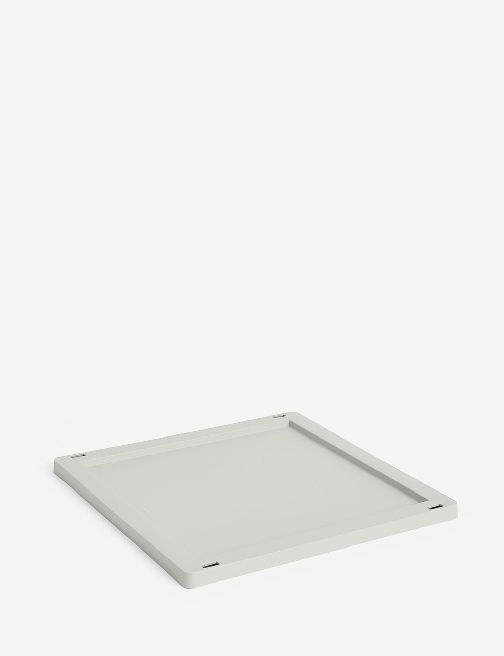 hay colour crate lid plastic medium square / cube
