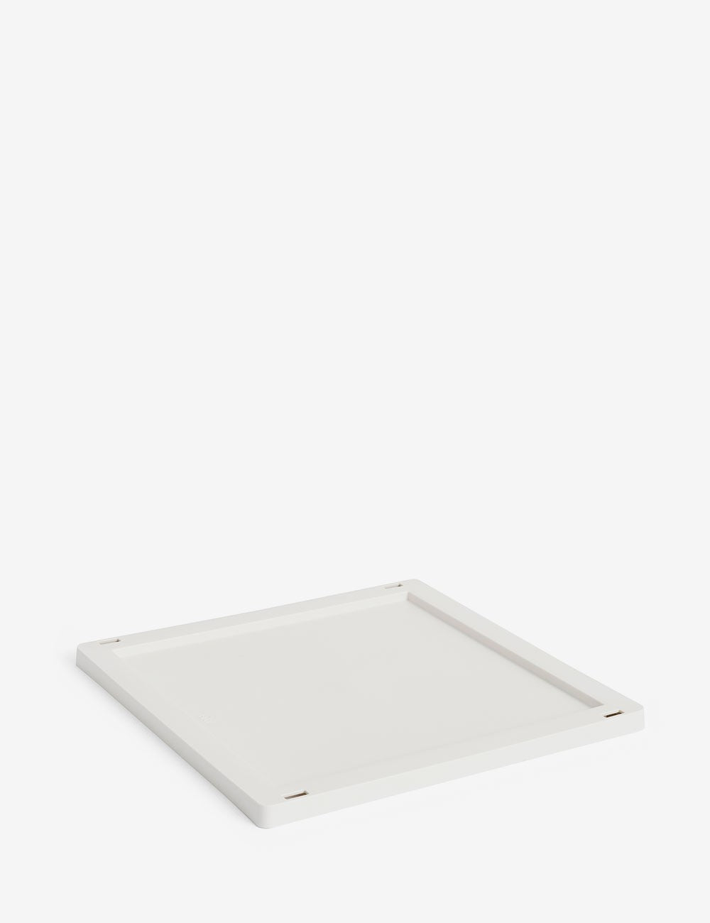 hay colour crate lid plastic medium square / cube