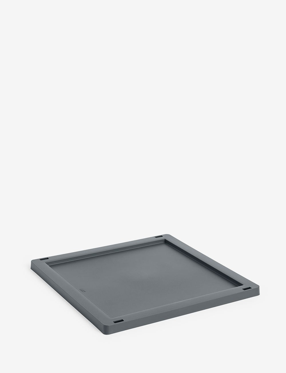 hay colour crate lid plastic medium square / cube
