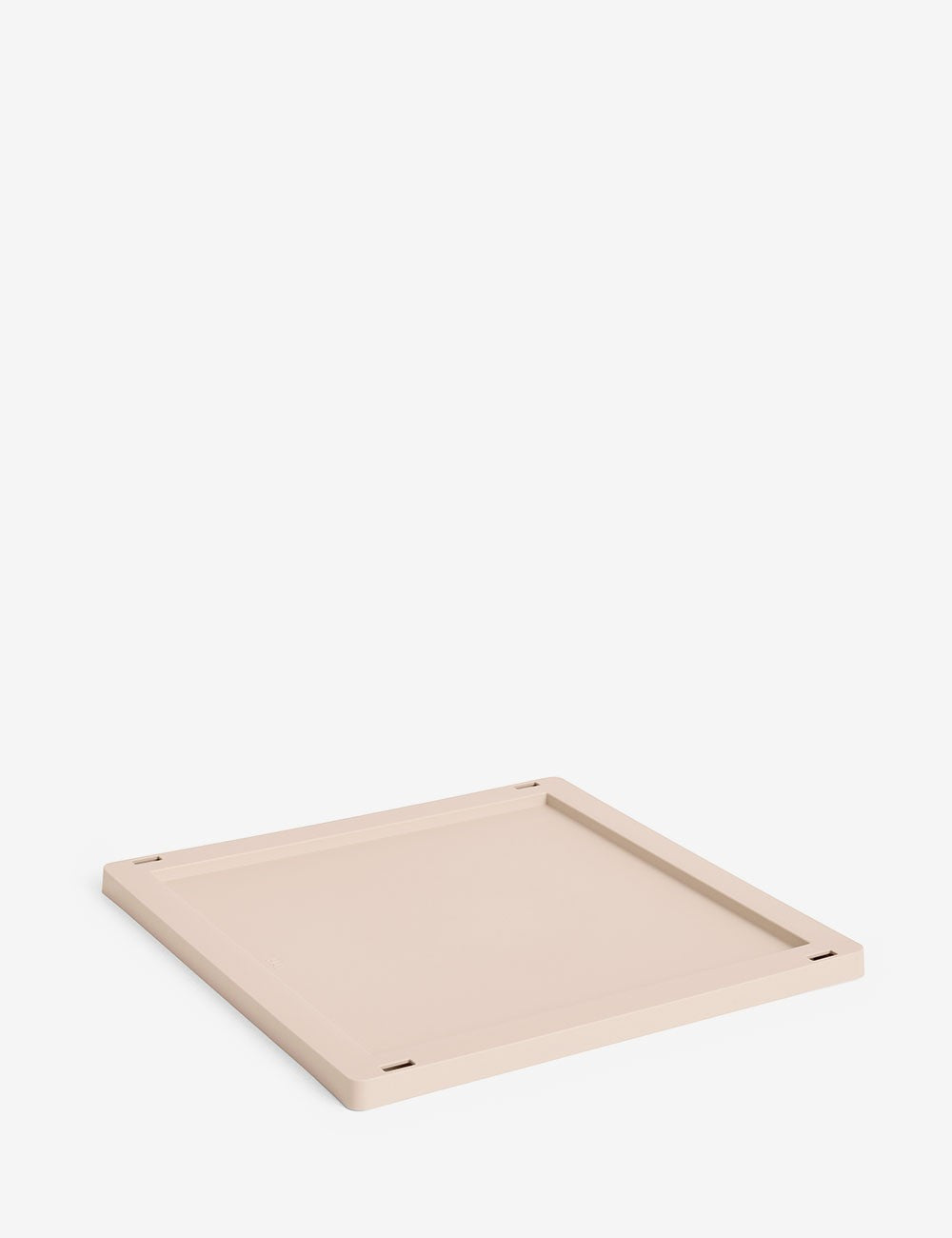 hay colour crate lid plastic medium square / cube