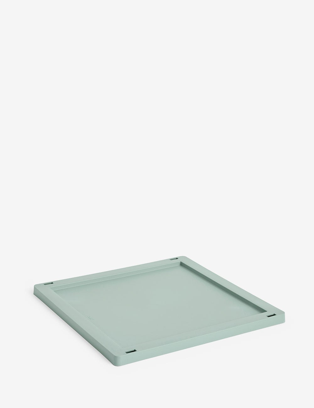 hay colour crate lid plastic medium square / cube