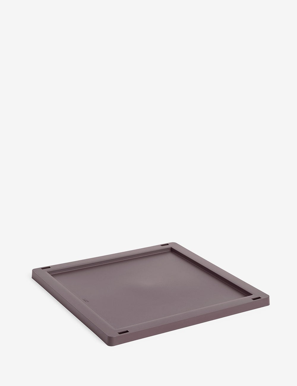 hay colour crate lid plastic medium square / cube