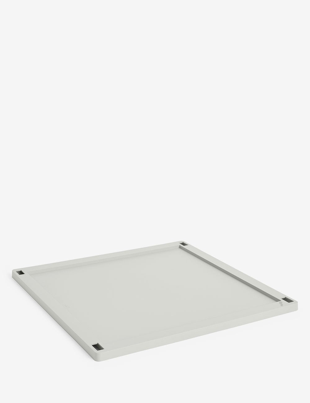 hay colour crate lid plastic large square