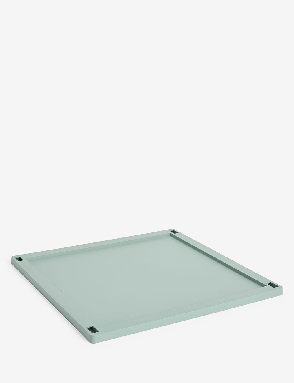 hay colour crate lid plastic large square