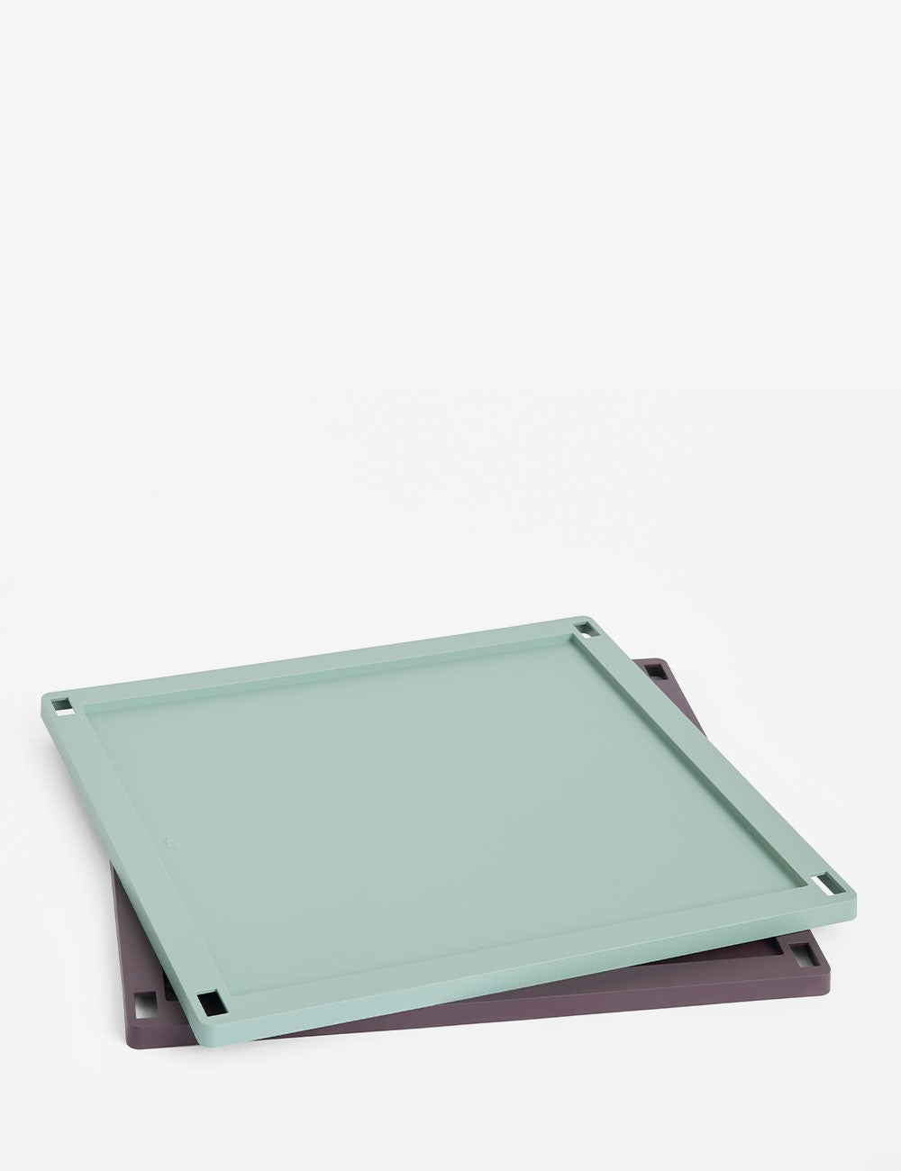 hay colour crate lid plastic large square