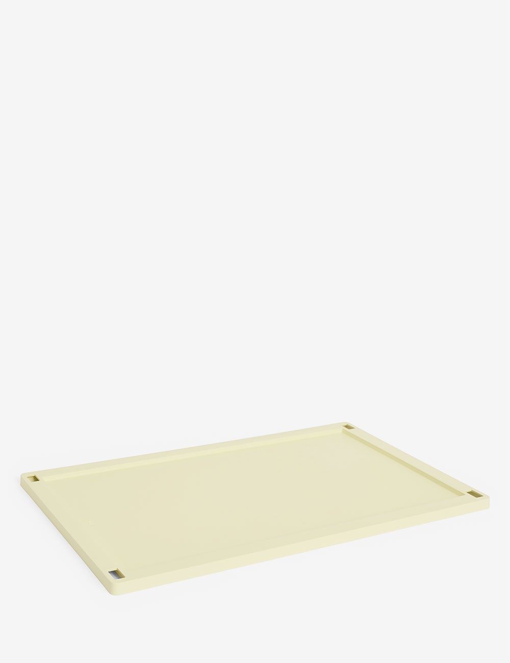 hay colour crate lid plastic large