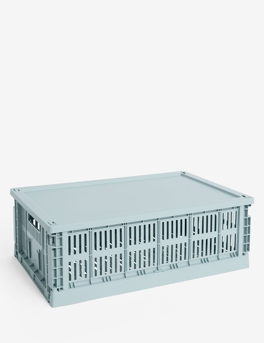 hay colour crate lid plastic large