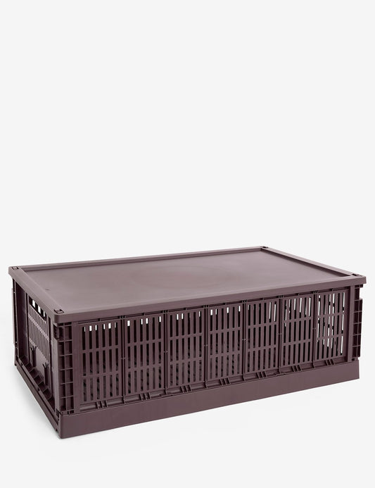 hay colour crate lid plastic x-large
