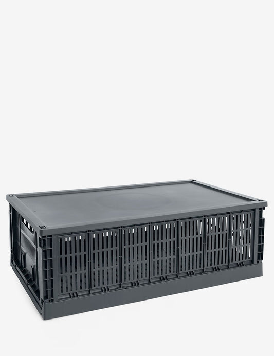 hay colour crate lid plastic x-large