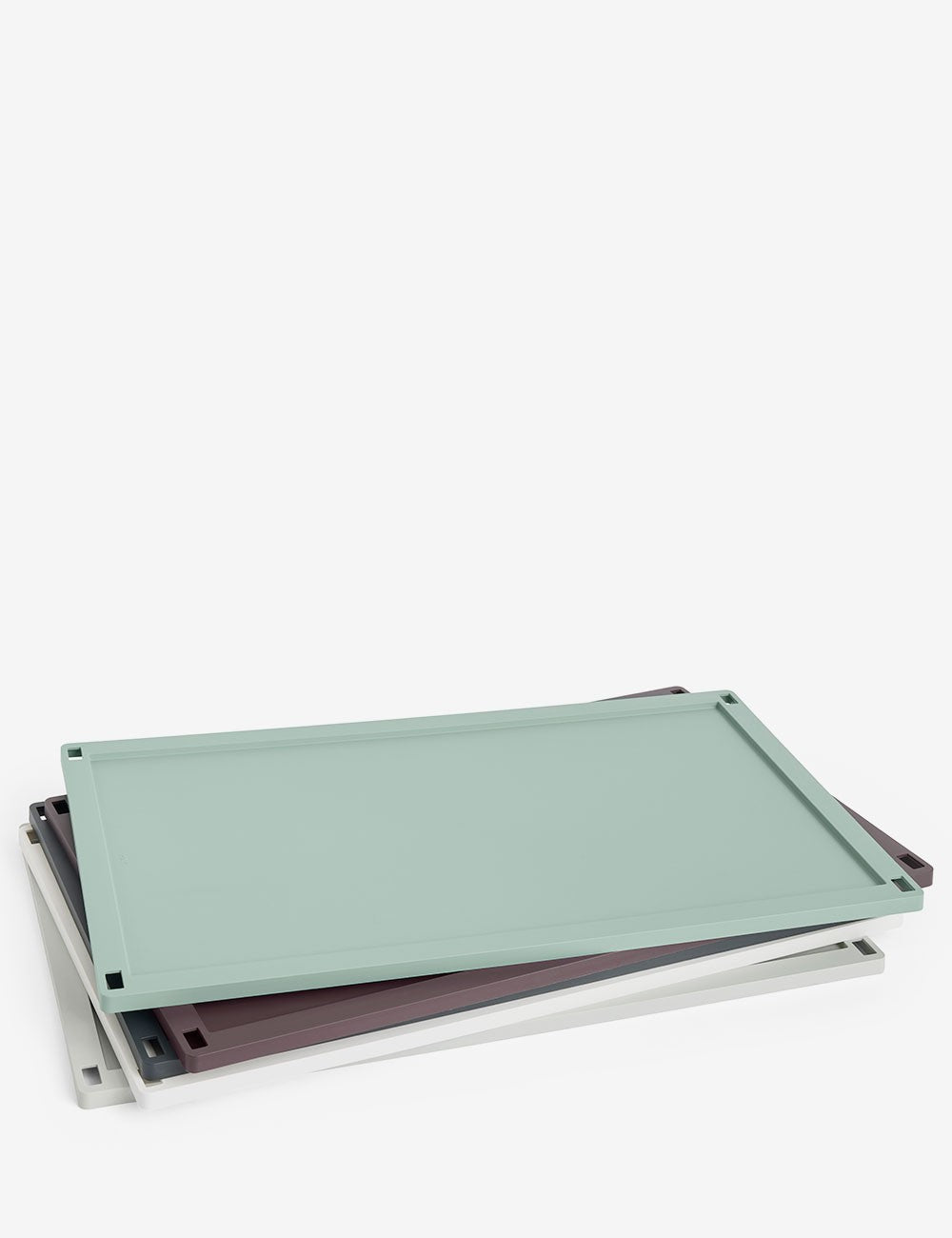 hay colour crate lid plastic x-large