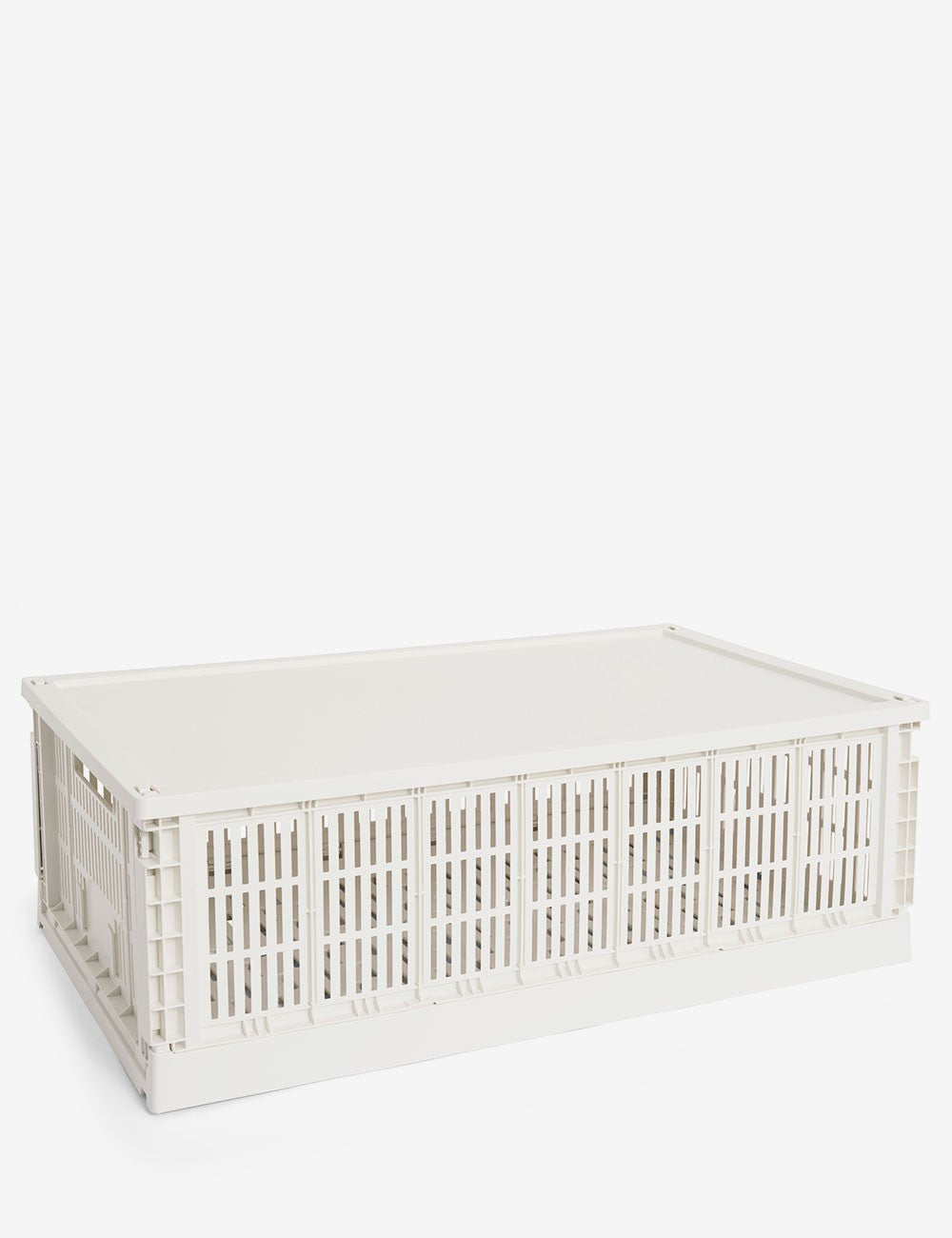 hay colour crate lid plastic x-large